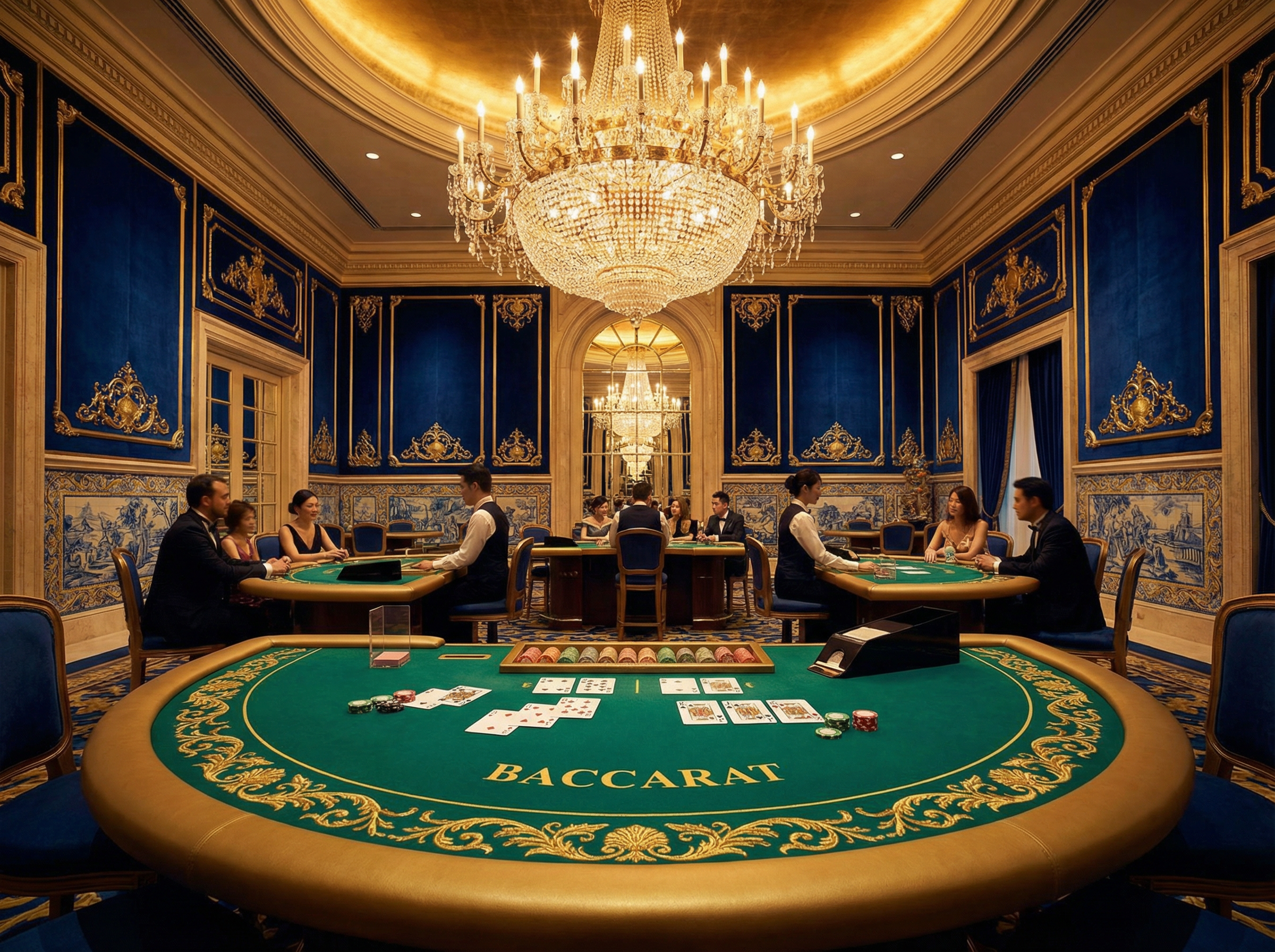 澳门天空彩票 - 百家乐牌桌全景