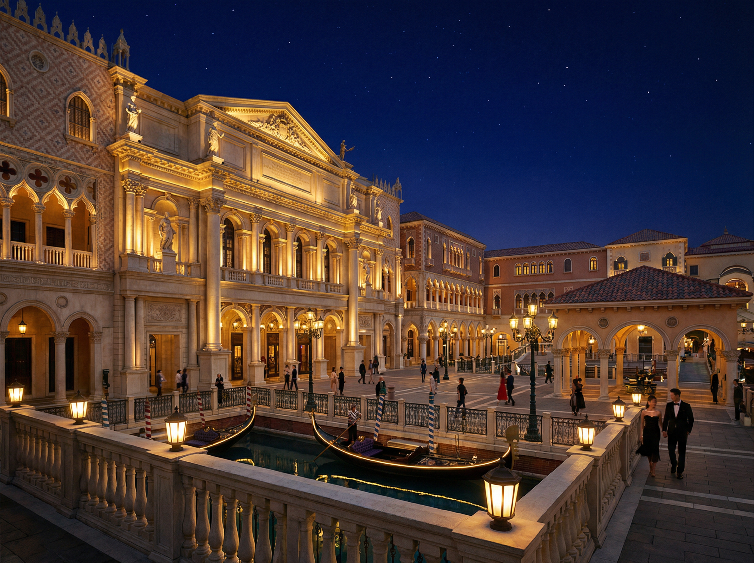 澳门天空彩票 - 澳门威尼斯人娱乐场夜景