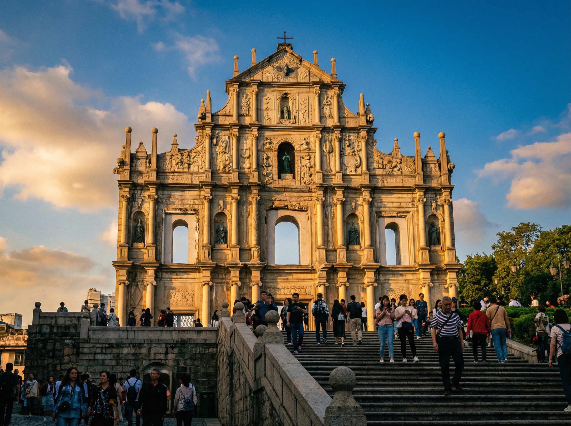 澳门天空彩票 - 大三巴牌坊历史建筑